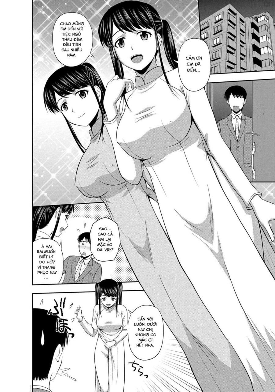 Tiệc Ngủ Qua Đêm Cùng Hai Chị Em Áo Dài Oneshot page 11 - Giả Dược
