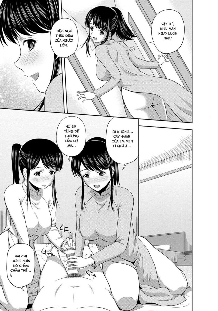 Tiệc Ngủ Qua Đêm Cùng Hai Chị Em Áo Dài Oneshot page 12 - Giả Dược