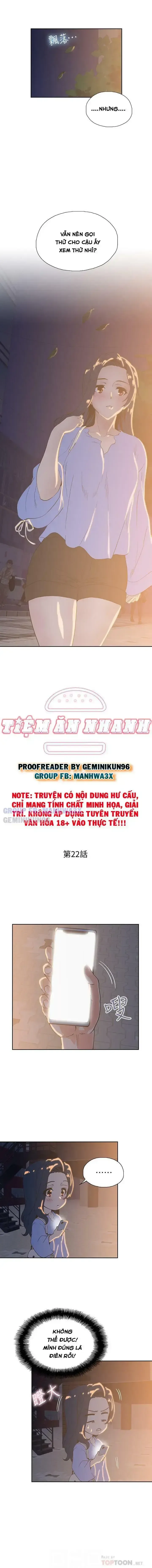 đọc truyện Tiệm Ăn Nhanh Chương 22 ảnh 1 tại Giả Dược