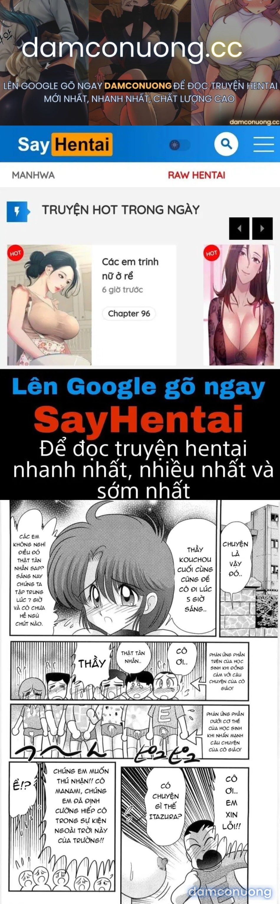 đọc truyện Tiết Học Ngoại Khóa Đầy Kích Thích Của Cô Giáo Manami Chương 3 ảnh 2 tại Thiên Thai Truyện