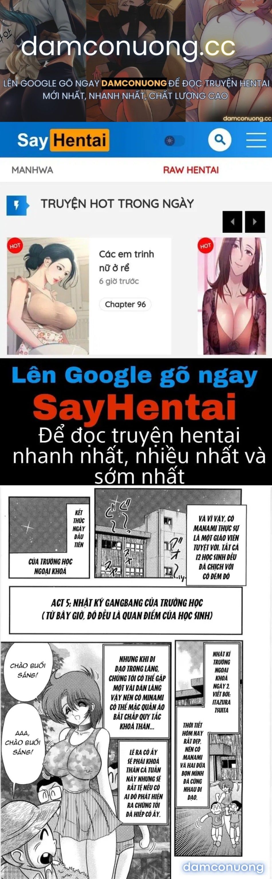 đọc truyện Tiết Học Ngoại Khóa Đầy Kích Thích Của Cô Giáo Manami Chương 5 ảnh 2 tại Thiên Thai Truyện