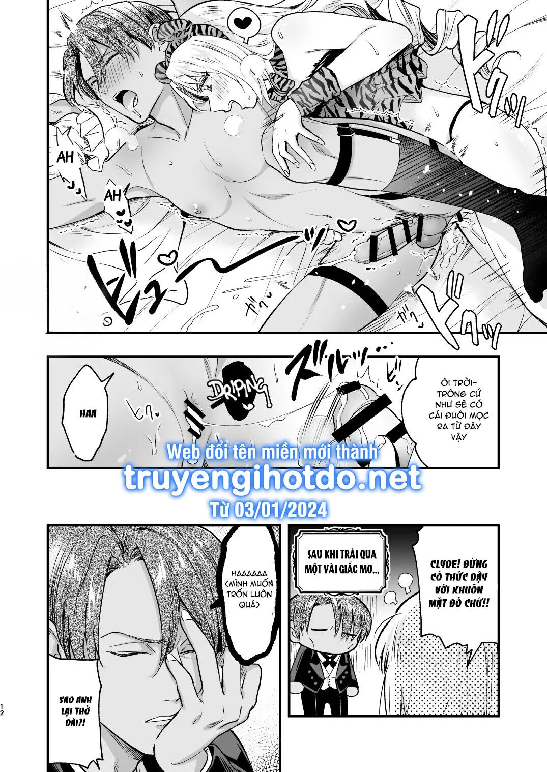 Tiểu Thư Lưỡng Tính Chơi Đùa Cùng Người Hầu Của Mình Chương 1 page 12 - Giả Dược