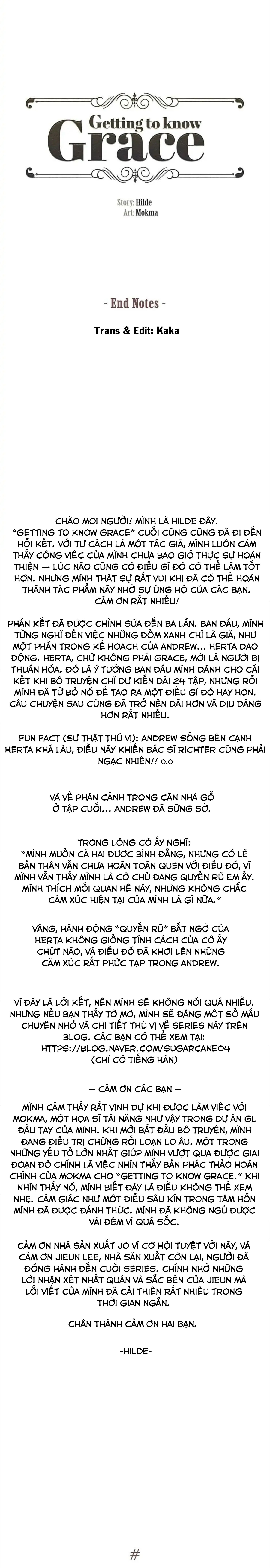 đọc truyện Tìm Hiểu Về Grace Chương 47 ảnh 2 tại Thiên Thai Truyện
