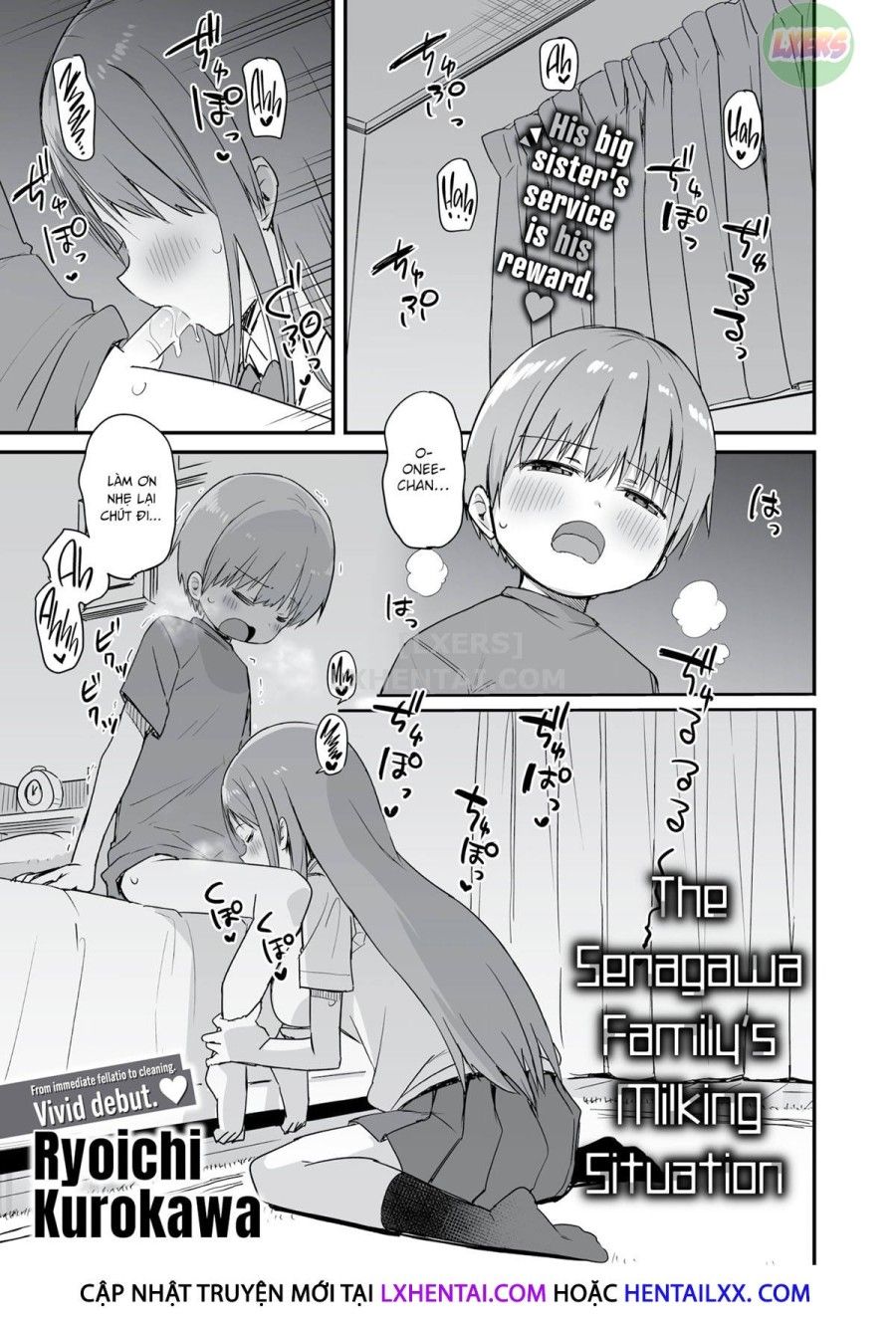 đọc truyện Tình Hình Vắt Sữa Của Gia Đình Senagawa Oneshot ảnh 6 tại Thiên Thai Truyện