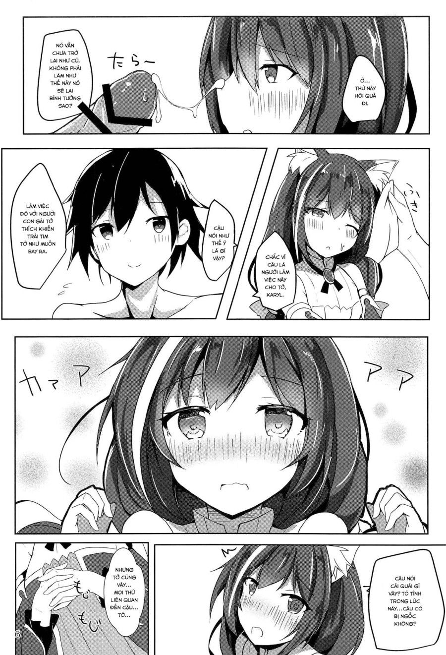 Tình Yêu Nóng Bỏng Với Kyaru Dere Dere (princess Connect! Re:dive) Chương 1 page 6 - Giả Dược
