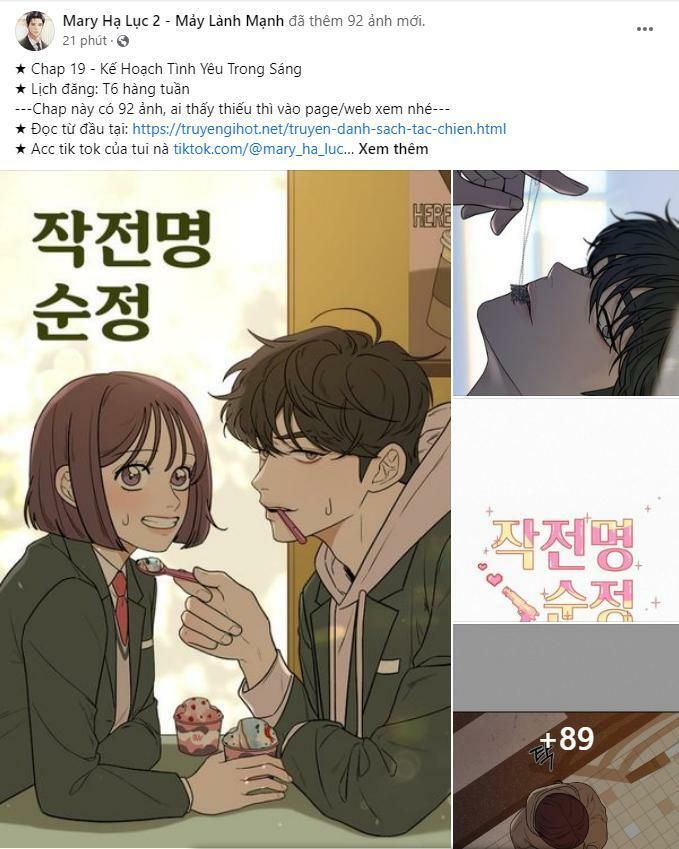 đọc truyện Tình Yêu Trong Sáng Chương 20.1 ảnh 2 tại Thiên Thai Truyện