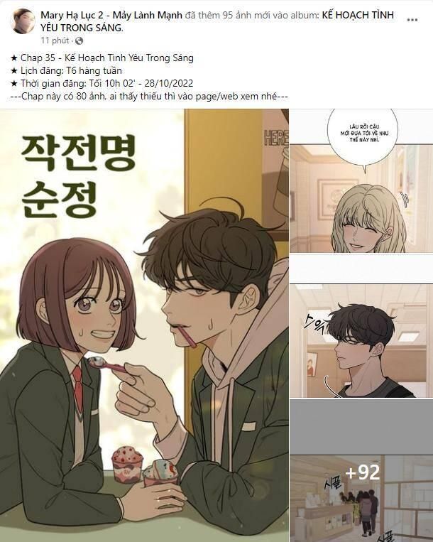 đọc truyện Tình Yêu Trong Sáng Chương 36.2 ảnh 26 tại Thiên Thai Truyện