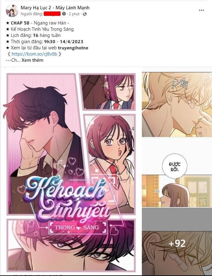 đọc truyện Tình Yêu Trong Sáng Chương 58.2 ảnh 33 tại Thiên Thai Truyện