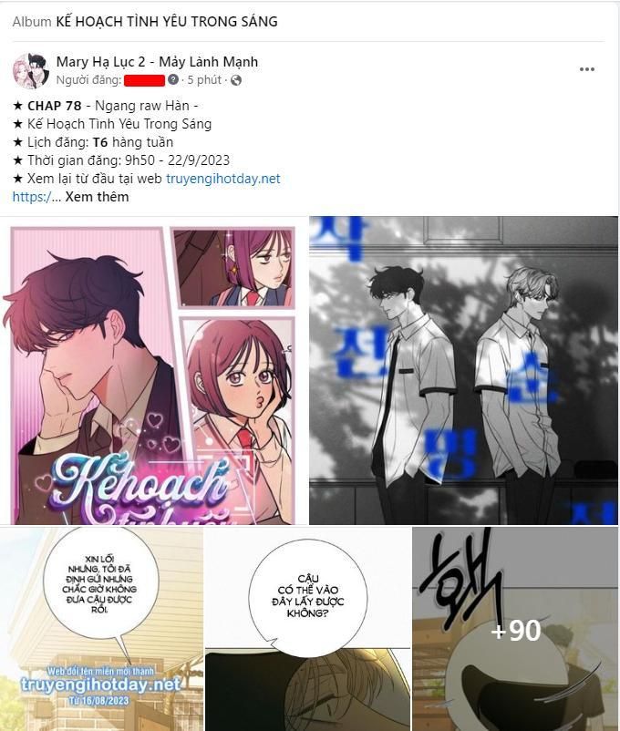 đọc truyện Tình Yêu Trong Sáng Chương 79.1 ảnh 2 tại Thiên Thai Truyện