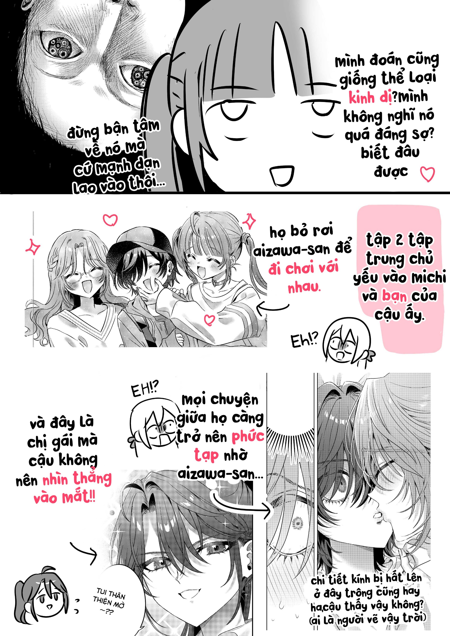 đọc truyện Tớ Thấy Cậu Đó,aizawa-san! Chương 12.4 ảnh 3 tại Thiên Thai Truyện