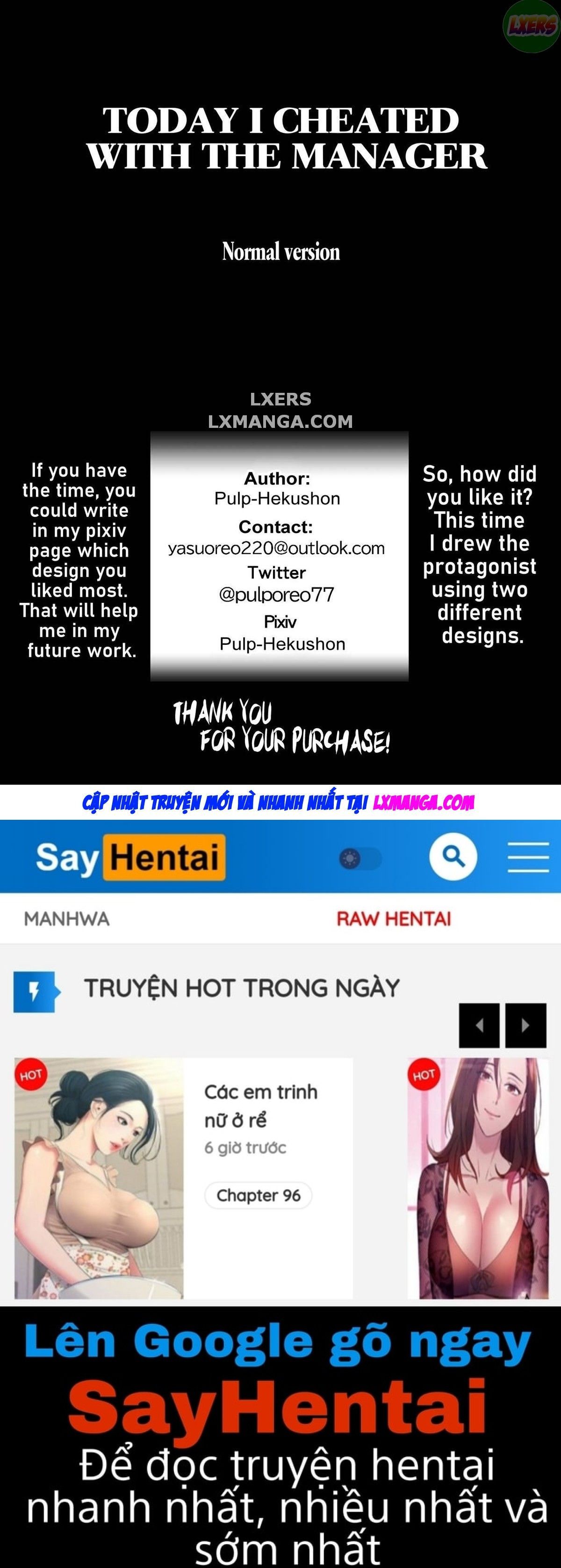 đọc truyện Today, I Cheated With The Manage Oneshot ảnh 60 tại Giả Dược