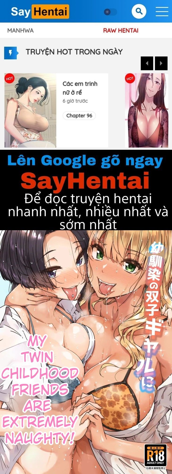 đọc truyện Tôi Bị Hai Cô Bạn Thanh Mai Trúc Mã Gal Song Sinh Phát Triển Núm Vú Chương 1 ảnh 2 tại Thiên Thai Truyện