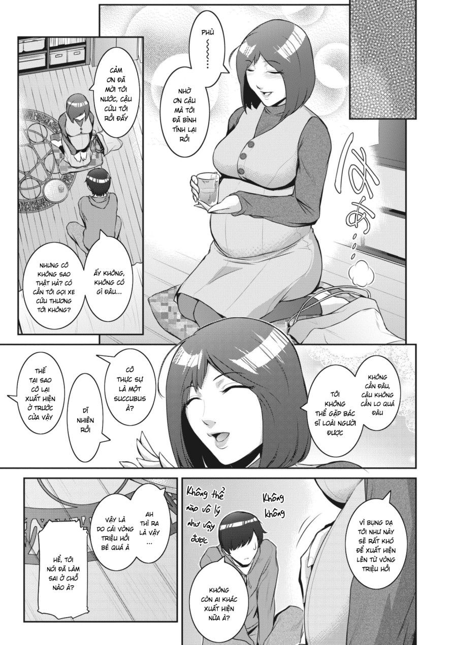 Tôi Đã Triệu Hồi Một Succubus, Nhưng Đó Lại Là Một Bà Mẹ Đang Mang Thai Oneshot page 5 - Giả Dược