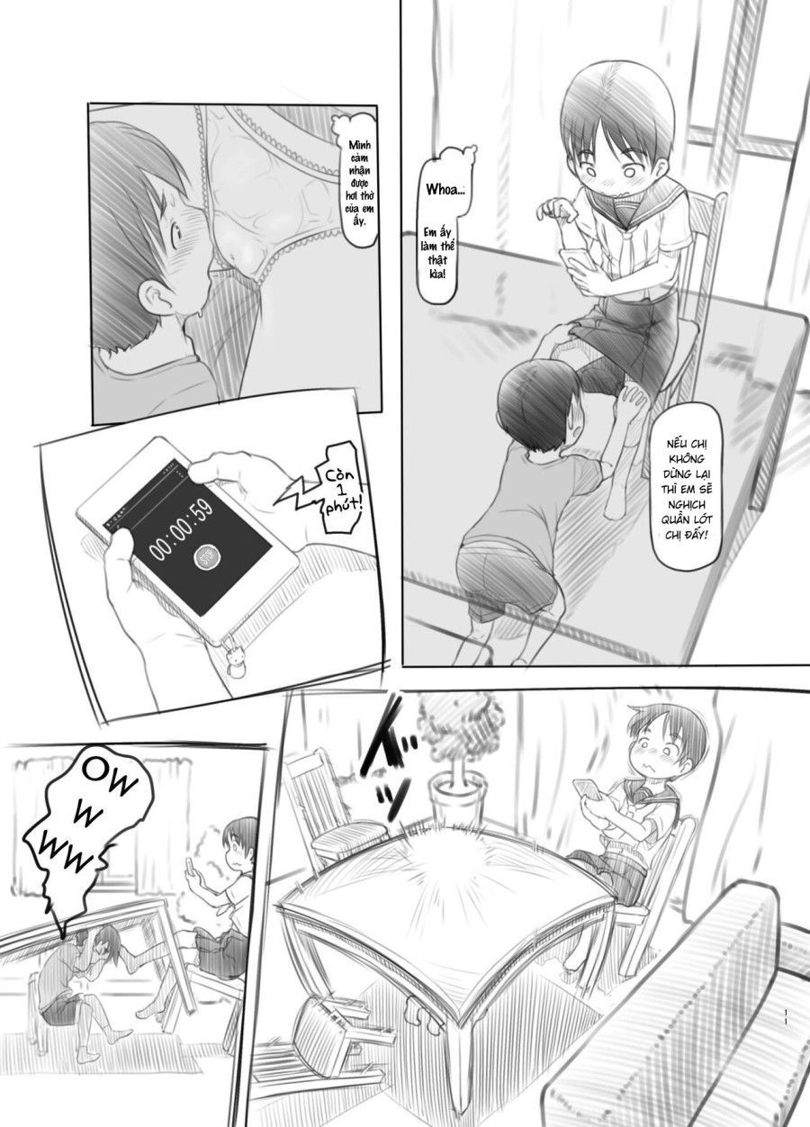 Tôi Đưa Cho Em Trai App Ngưng Đọng Thời Gian Khi Biết Nó Động Dục Oneshot page 11 - Giả Dược