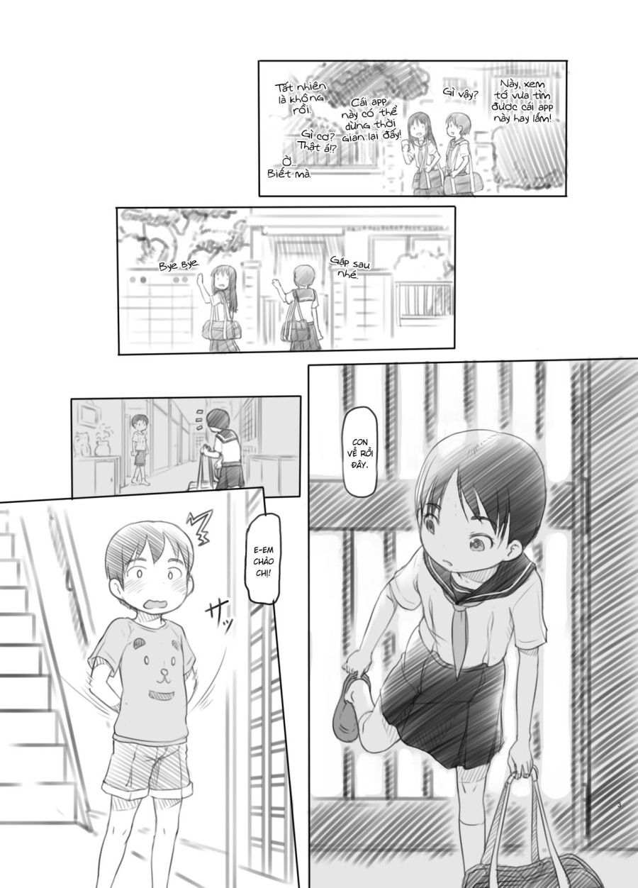 Tôi Đưa Cho Em Trai App Ngưng Đọng Thời Gian Khi Biết Nó Động Dục Oneshot page 3 - Giả Dược