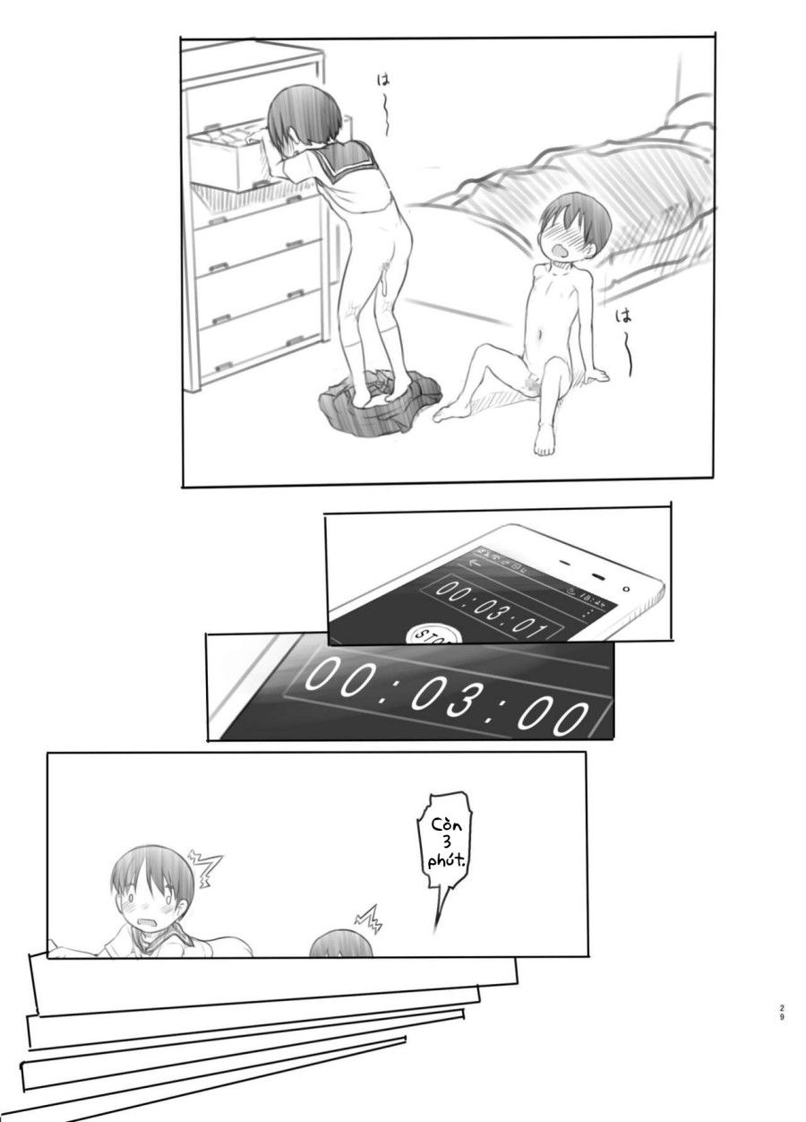 Tôi Đưa Cho Em Trai App Ngưng Đọng Thời Gian Khi Biết Nó Động Dục Oneshot page 29 - Giả Dược