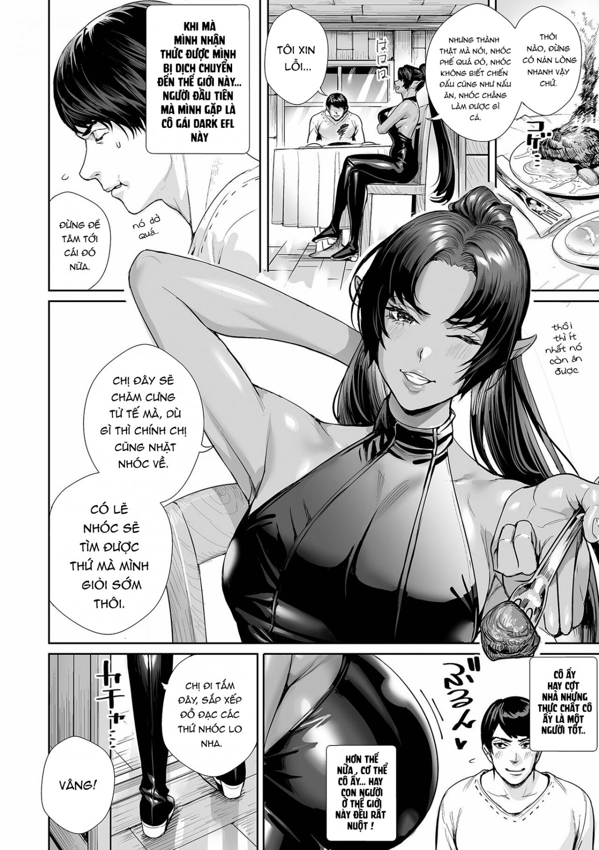 Tôi Được Nhận Nuôi Bởi Một Chị Gái Dark Elf Oneshot page 2 - Giả Dược