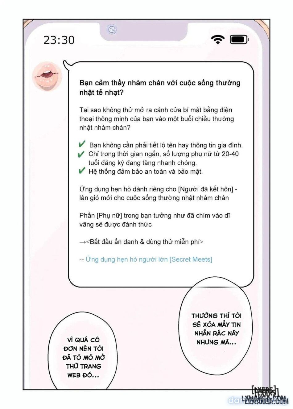 đọc truyện Tôi Không Còn Là Vợ Người Ta Vào Mỗi Chiều Chương 1 ảnh 9 tại Thiên Thai Truyện