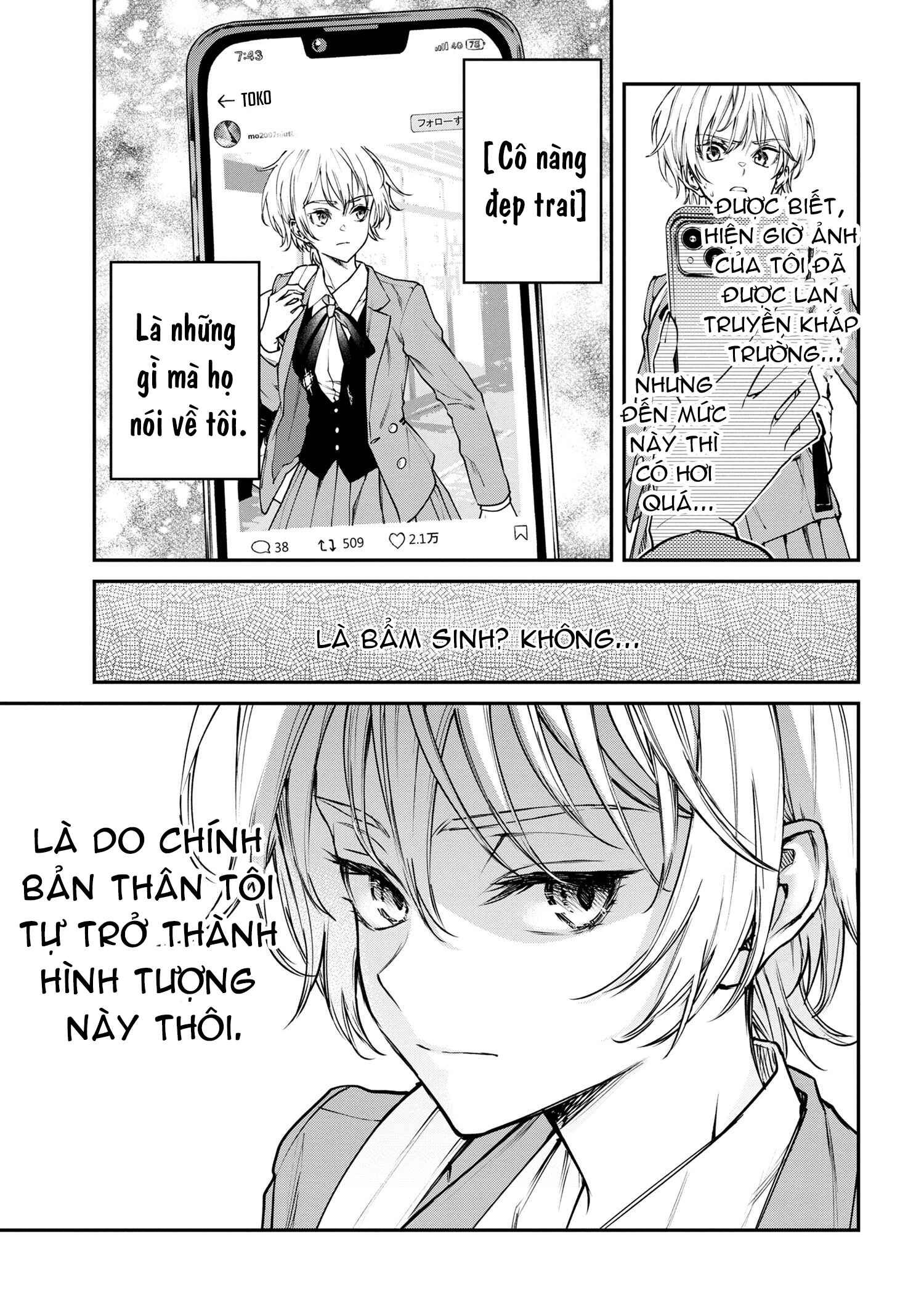 đọc truyện Tôi Không Thể Ngầu Trước Mặt Makoto-senpai Được! Chương 3 ảnh 4 tại Thiên Thai Truyện