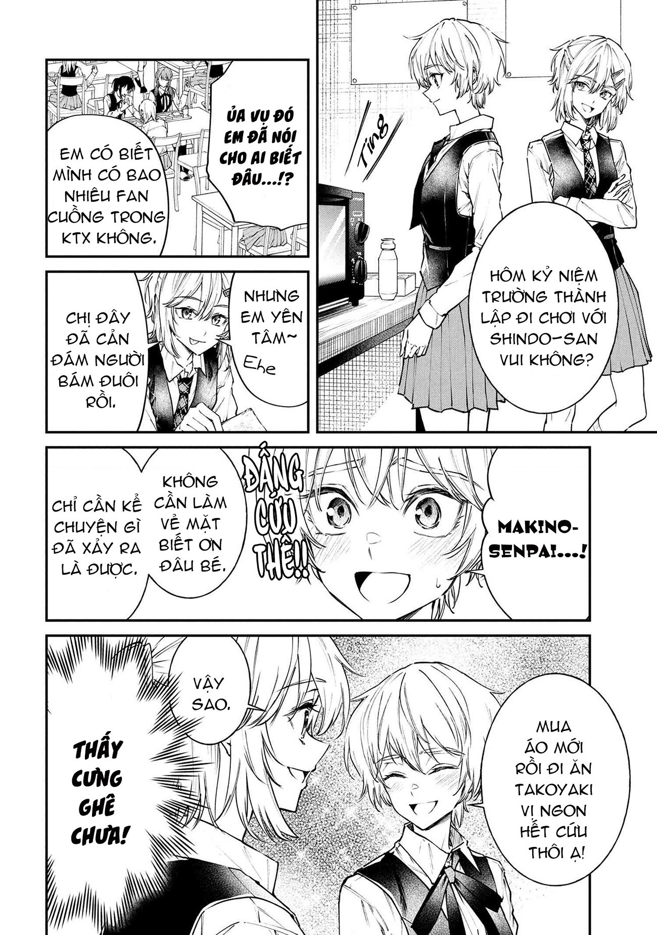 đọc truyện Tôi Không Thể Ngầu Trước Mặt Makoto-senpai Được! Chương 9 ảnh 5 tại Thiên Thai Truyện