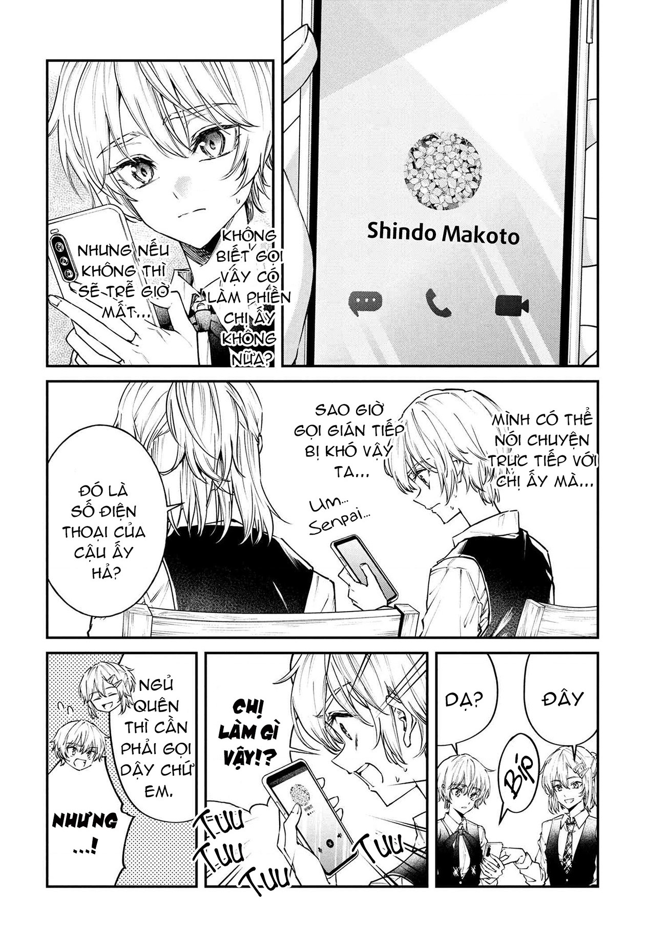 đọc truyện Tôi Không Thể Ngầu Trước Mặt Makoto-senpai Được! Chương 9 ảnh 7 tại Thiên Thai Truyện