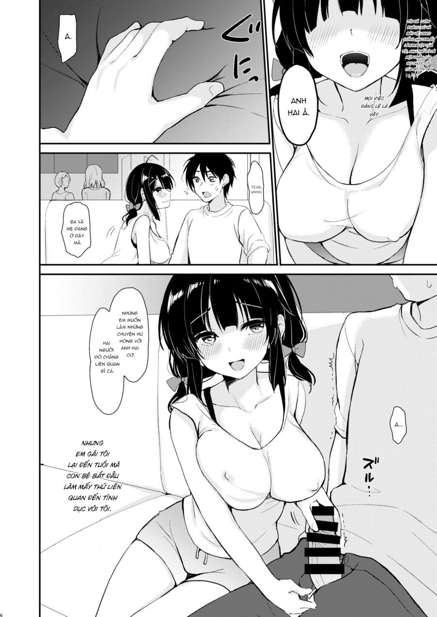 Tôi Không Thể Phản Kháng Được Nhỏ Em Gái. Oneshot page 3 - Giả Dược