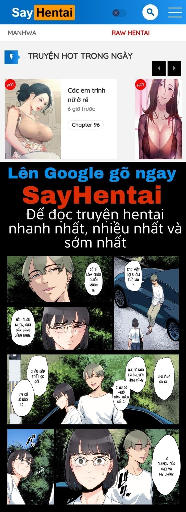 Tôi, Mẹ Và Chú Chương 2 page 1 - Giả Dược