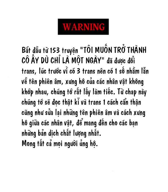 đọc truyện Tôi Muốn Trở Thành Cô Ấy Chỉ Một Ngày Chương 153.1 ảnh 1 tại Thiên Thai Truyện