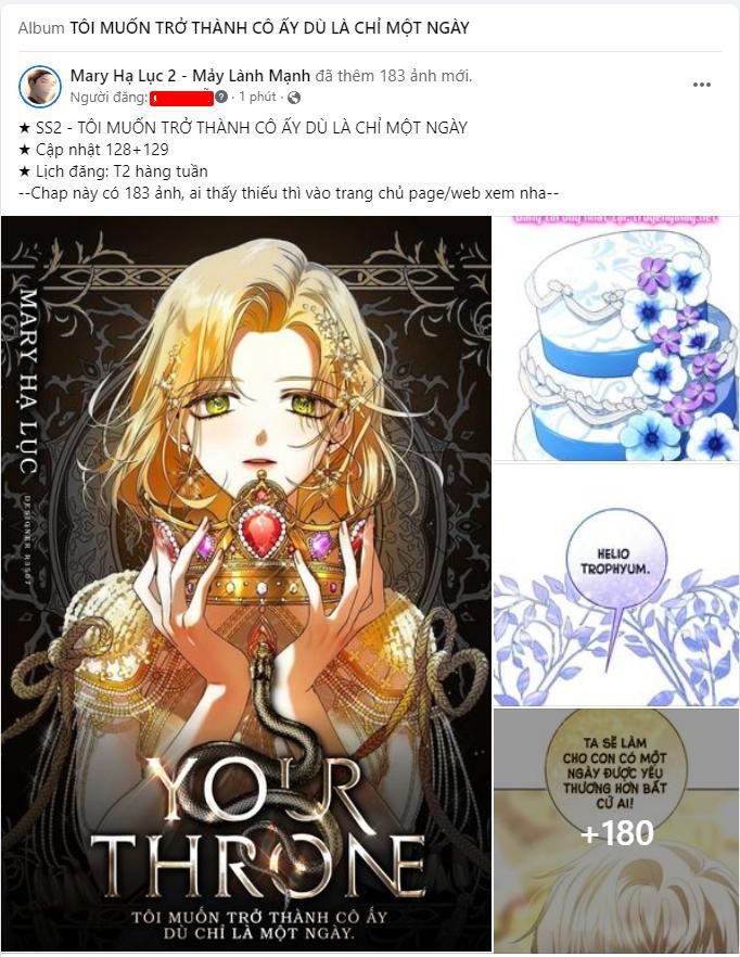 Tôi Muốn Trở Thành Cô Ấy Dù Chỉ Là Một Ngày Chương 128.1 page 1 - Giả Dược