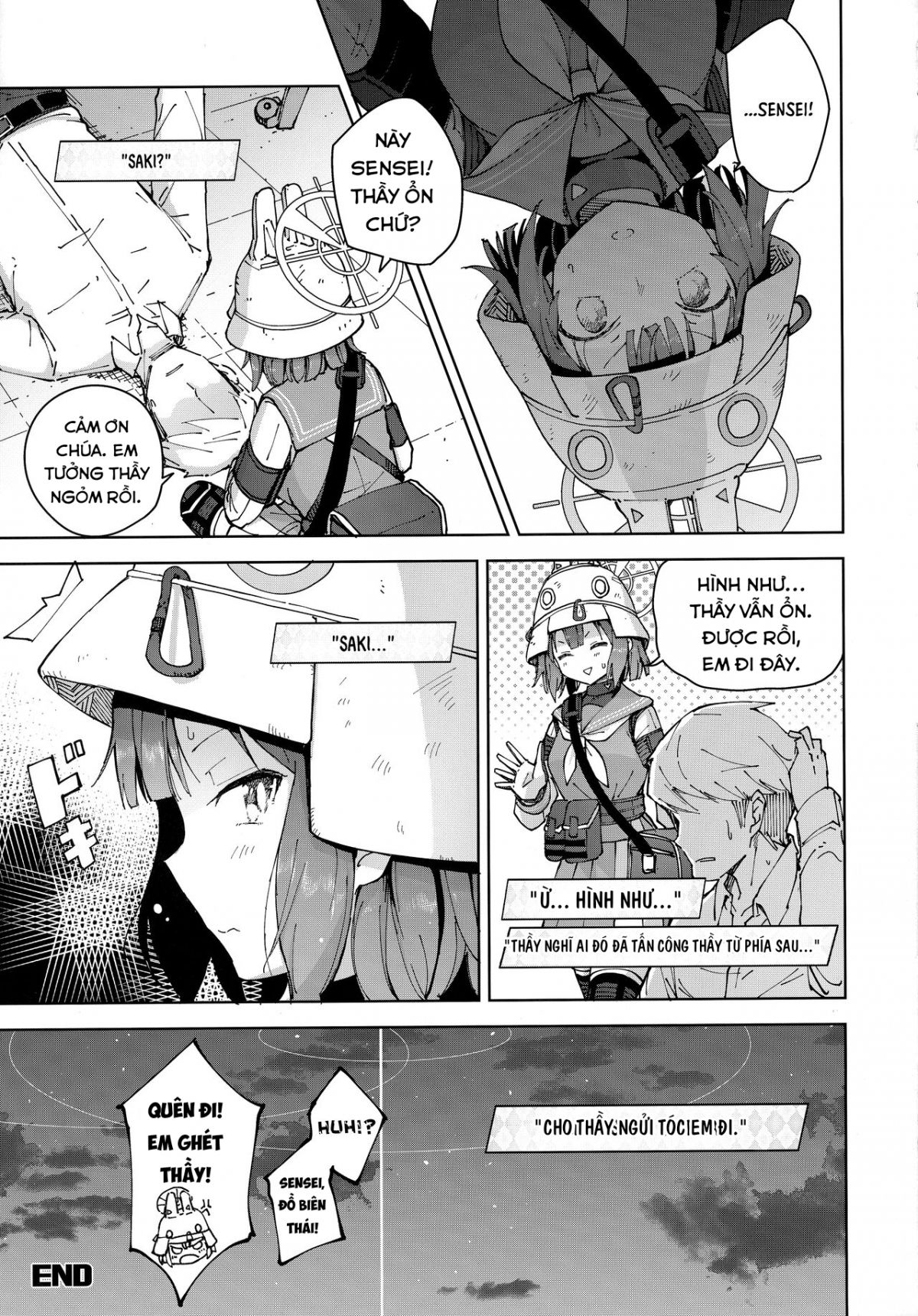 đọc truyện Tôi Nứng Sau Khi Ngửi Mùi Của Saki. (blue Archive) Oneshot ảnh 27 tại Thiên Thai Truyện