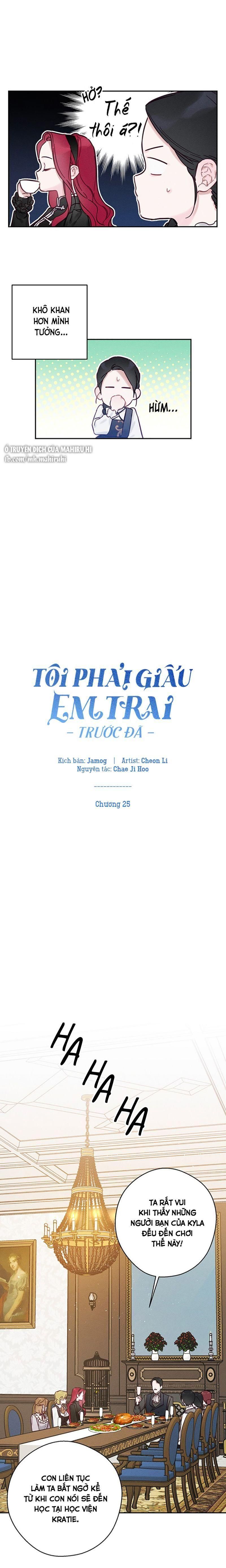 đọc truyện Tôi Phải Giấu Em Trai Trước Đã Chương 25 ảnh 7 tại Thiên Thai Truyện