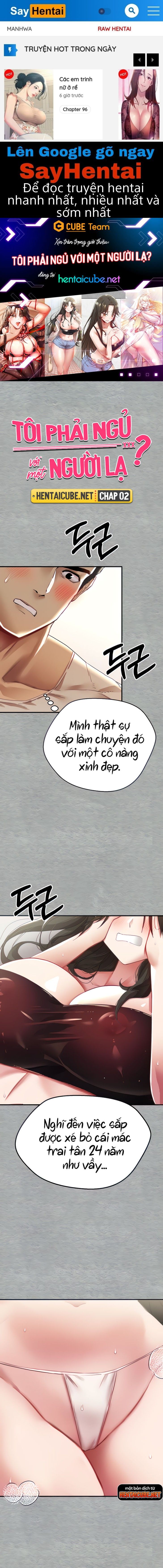 đọc truyện Tôi Phải Ngủ Với Một Người Lạ? Chương 2 ảnh 1 tại Giả Dược