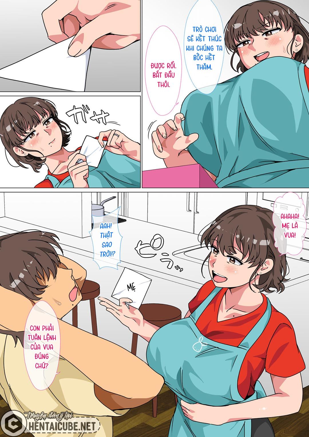 đọc truyện Tôi Ra Lệnh Cho Mẹ Làm Tình Với Mình Trong Trò Chơi Làm Vua Oneshot ảnh 11 tại Thiên Thai Truyện