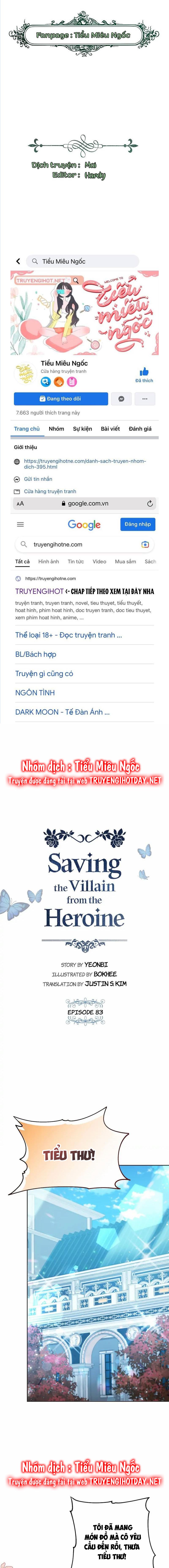 đọc truyện Tôi Sẽ Cứu Nam Phản Diện Bị Nữ Chính Ruồng Bỏ Chương 83 ảnh 1 tại Truyện Dạ Ký