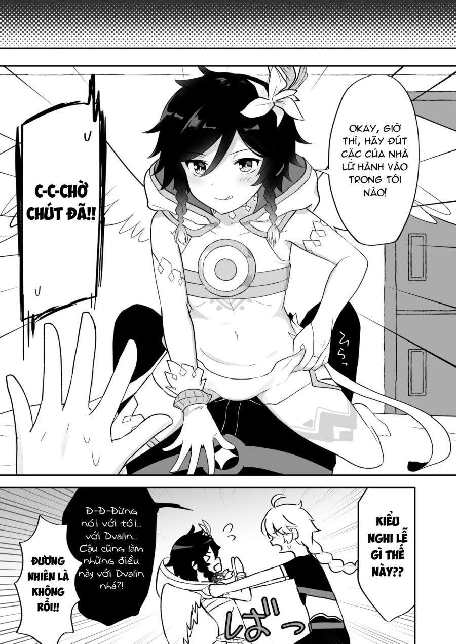 Tôi Sẽ Trở Thành Sứ Đồ Của Ngài Barbatos! Oneshot page 4 - Giả Dược
