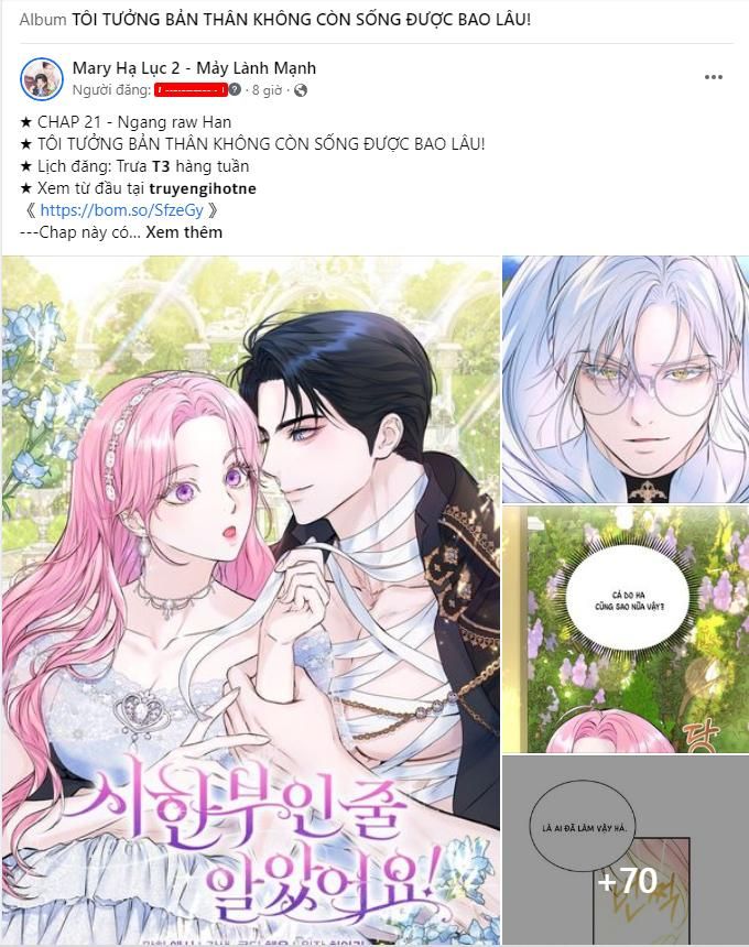 Tôi Tưởng Bản Thân Không Còn Sống Được Bao Lâu Chương 21.1 page 1 - Giả Dược
