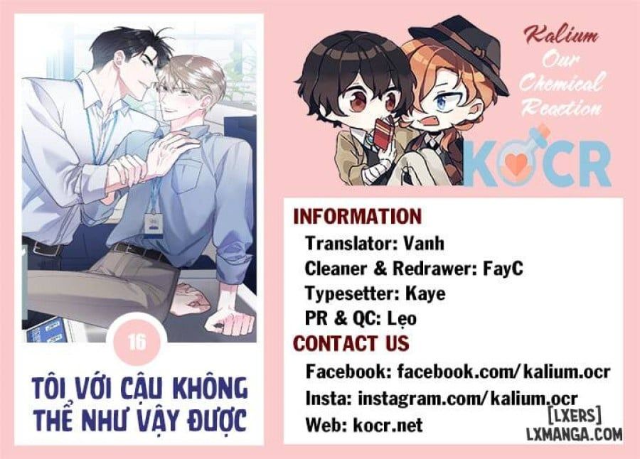 đọc truyện Tôi Với Cậu Không Thể Như Vậy Được Chương 16 ảnh 34 tại Thiên Thai Truyện