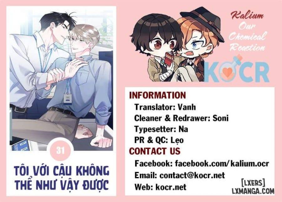 đọc truyện Tôi Với Cậu Không Thể Như Vậy Được Chương 31 ảnh 32 tại Thiên Thai Truyện