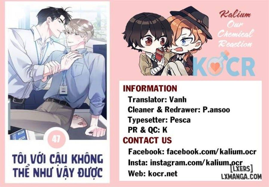 đọc truyện Tôi Với Cậu Không Thể Như Vậy Được Chương 47 ảnh 26 tại Thiên Thai Truyện