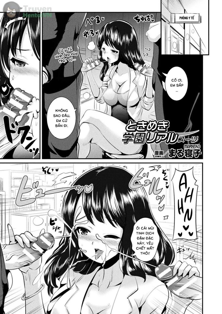 Tokimeki Gakuen Real Suit (comic Unreal 2018-10 Vol. 75) Oneshot page 2 - Giả Dược