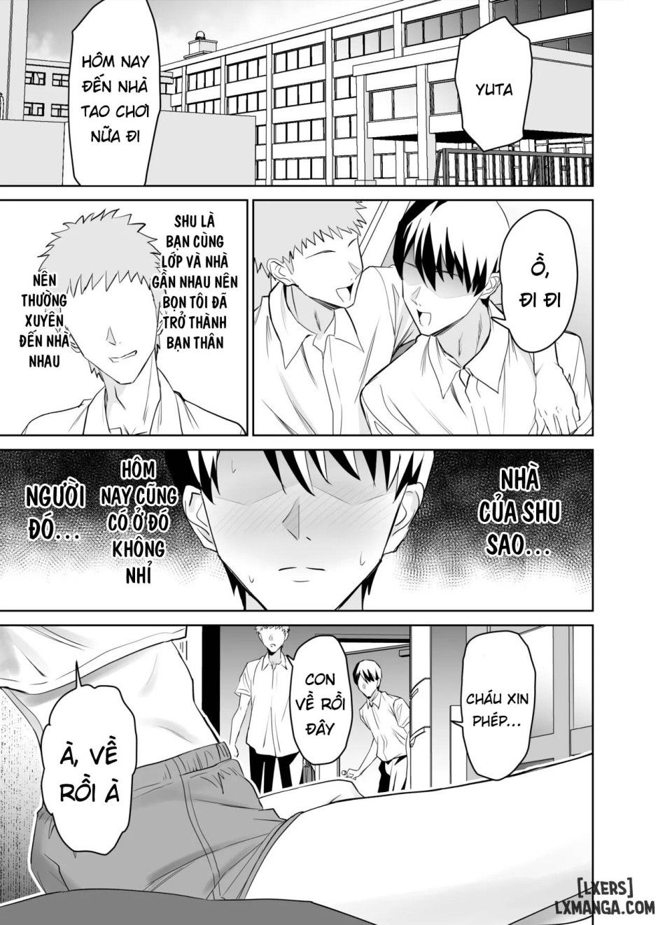 Tomodachi No Gal Mama Wa Musuko Ni Kakurete Ore No Dekachin Wo Kuimakuru. Chương 1 page 4 - Giả Dược