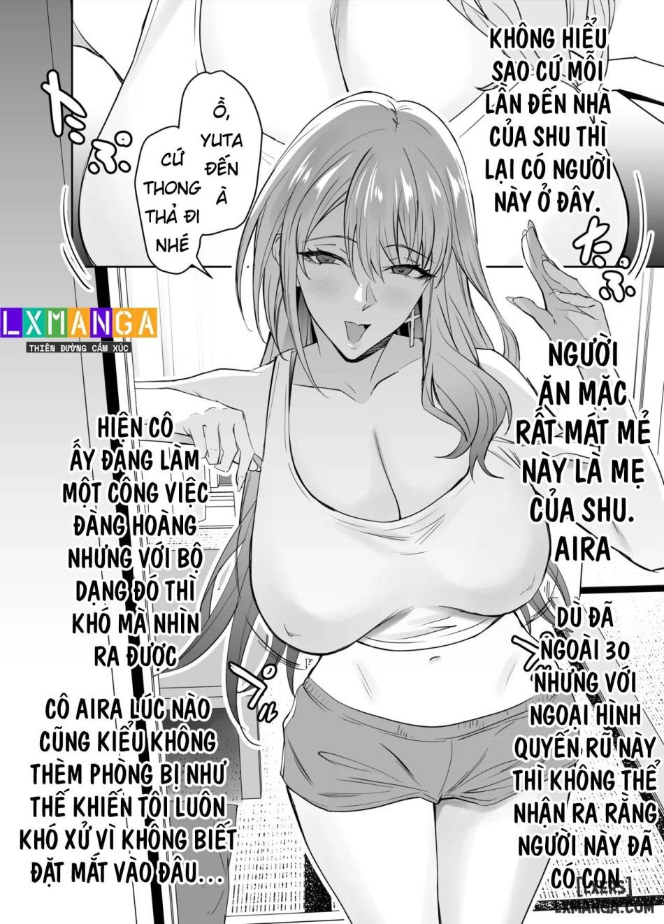 Tomodachi No Gal Mama Wa Musuko Ni Kakurete Ore No Dekachin Wo Kuimakuru. Chương 1 page 5 - Giả Dược