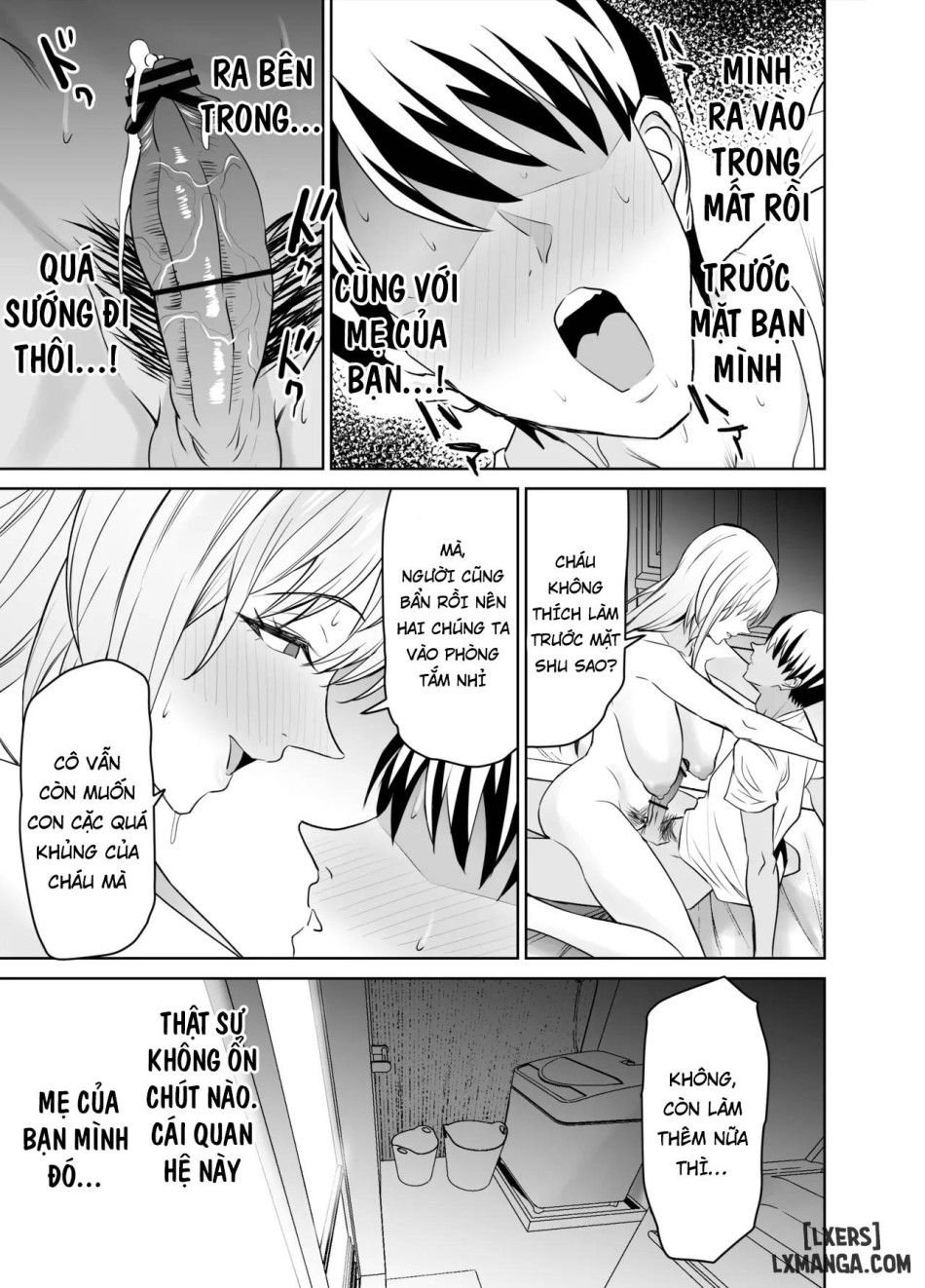 Tomodachi No Gal Mama Wa Musuko Ni Kakurete Ore No Dekachin Wo Kuimakuru. Chương 2 page 28 - Giả Dược