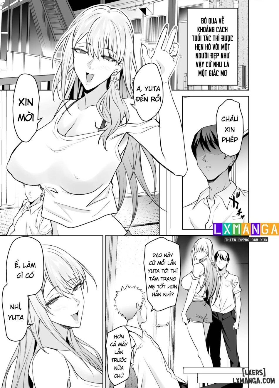 Tomodachi No Gal Mama Wa Musuko Ni Kakurete Ore No Dekachin Wo Kuimakuru. Chương 3 page 26 - Giả Dược