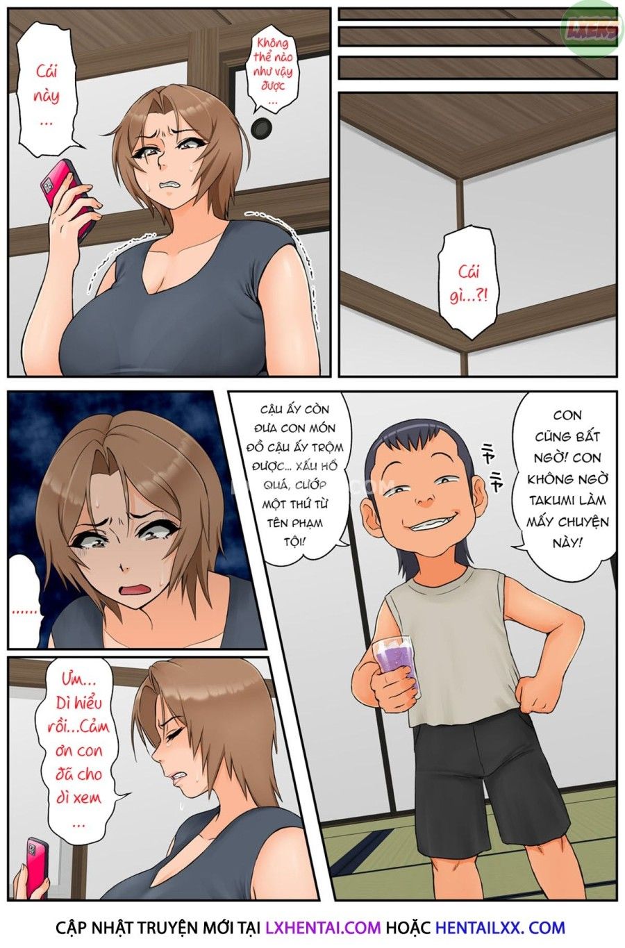 Tomodachi No Hahaoya Ga Keitai No Motoyan Datta Node Yowami O Nigitte Yaritai Houdai Shite Mita Oneshot page 14 - Giả Dược