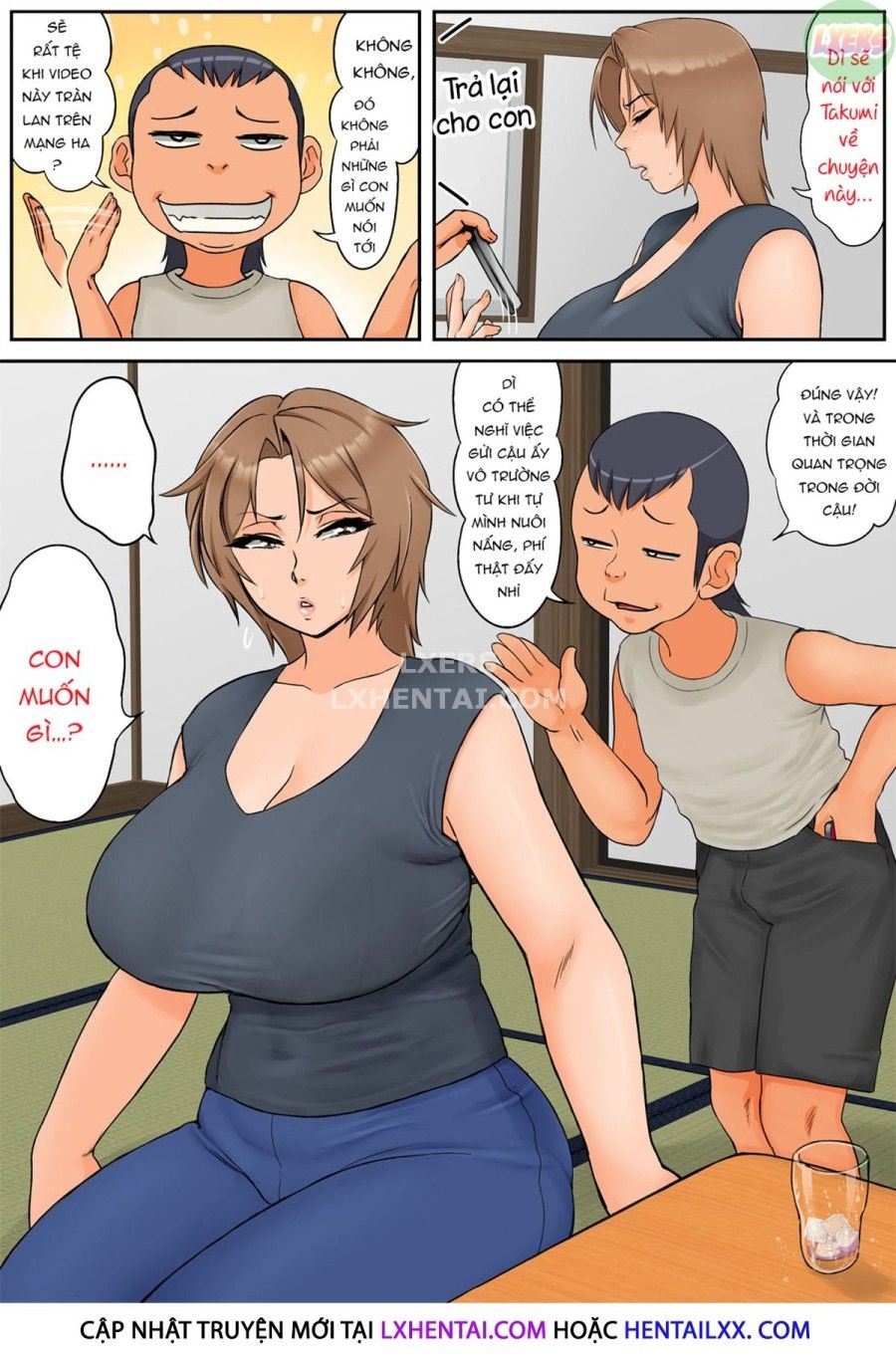 Tomodachi No Hahaoya Ga Keitai No Motoyan Datta Node Yowami O Nigitte Yaritai Houdai Shite Mita Oneshot page 15 - Giả Dược