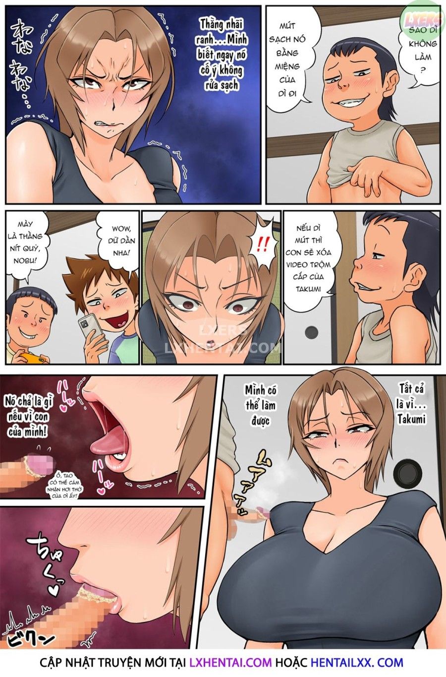 Tomodachi No Hahaoya Ga Keitai No Motoyan Datta Node Yowami O Nigitte Yaritai Houdai Shite Mita Oneshot page 26 - Giả Dược