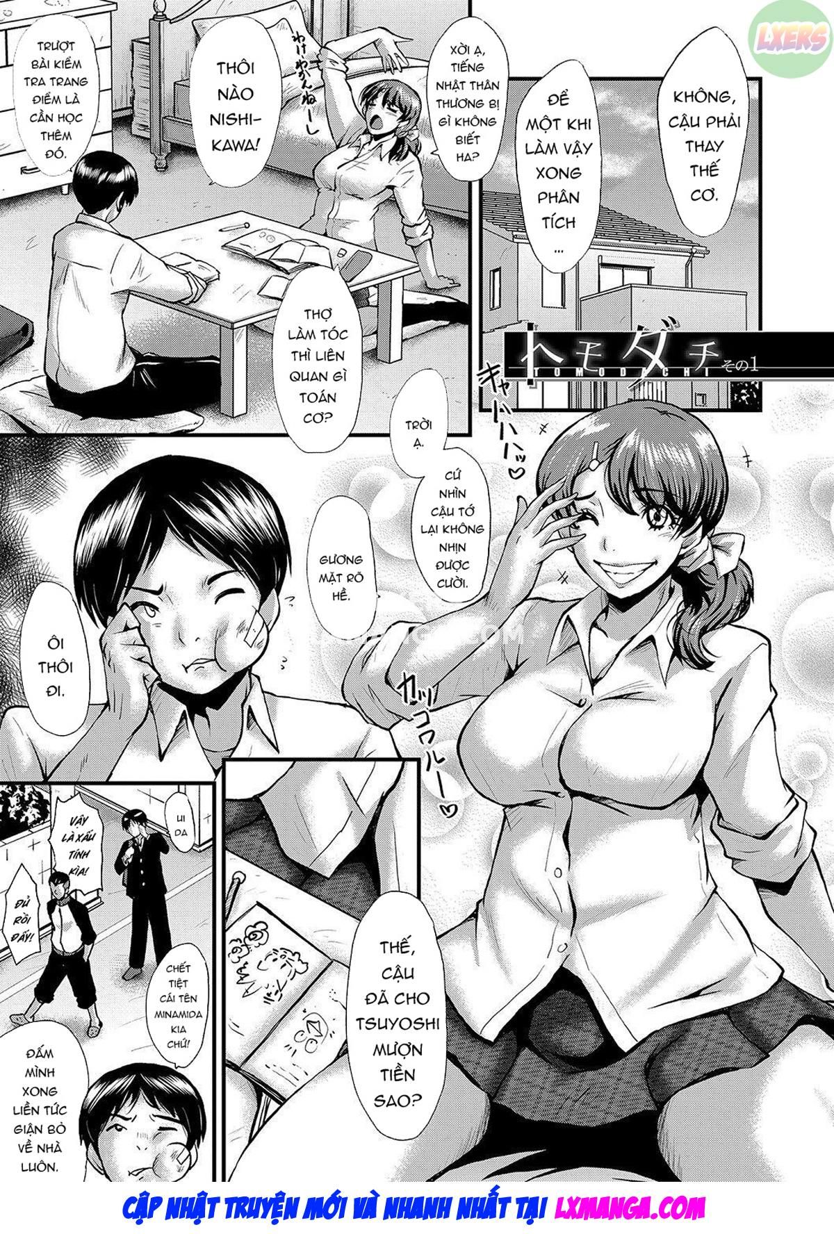 đọc truyện Tomodachi, Osananajimi Mo Kaa-san Mo Netorareru Chương 1 ảnh 6 tại Giả Dược
