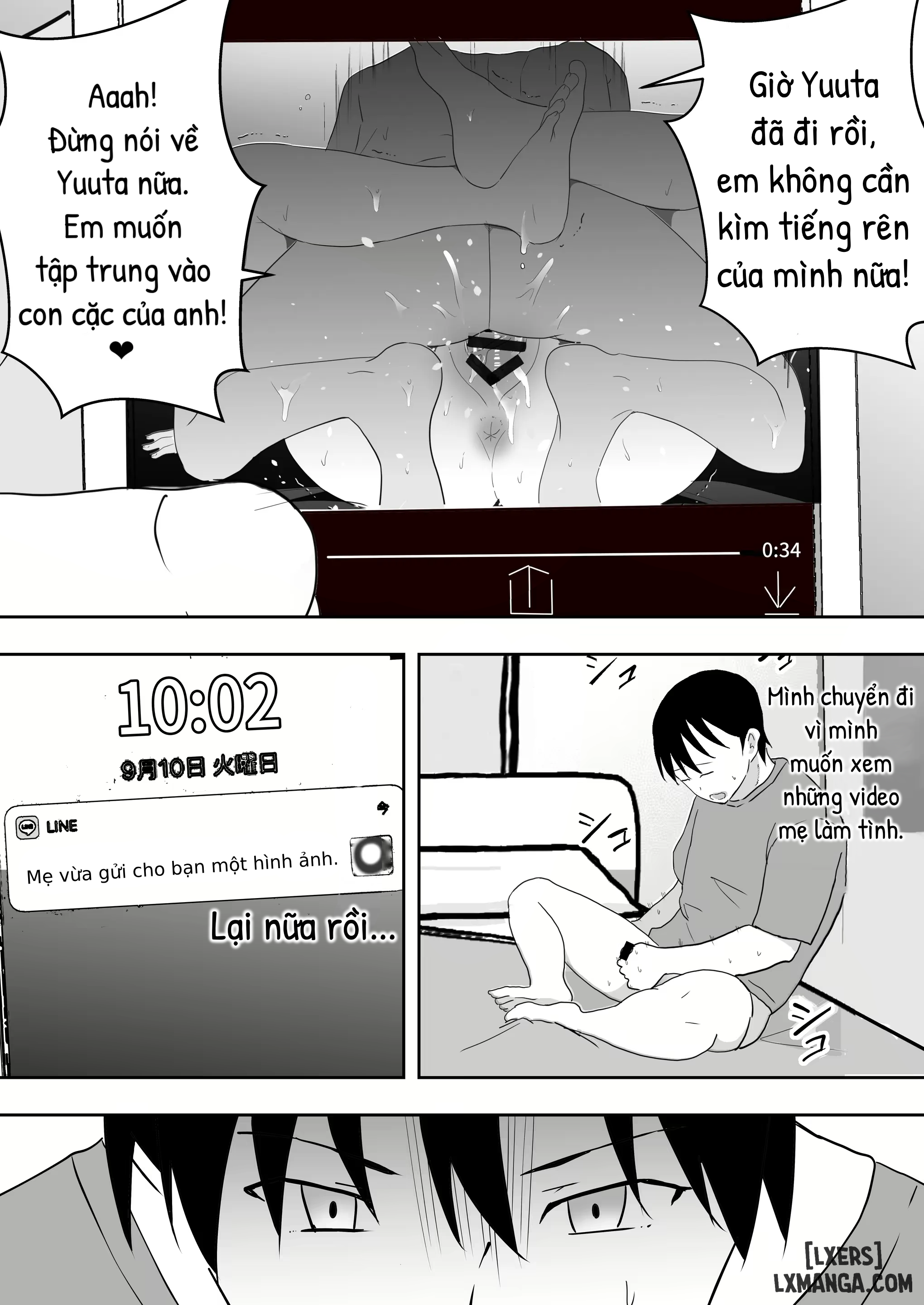 đọc truyện Tomokano Kaa-chan 3 ~daisuki Na Hahaoya Ga Akuyuu Chinpo Ni Haramu Made~ Chương 1 ảnh 84 tại Truyện Dạ Ký