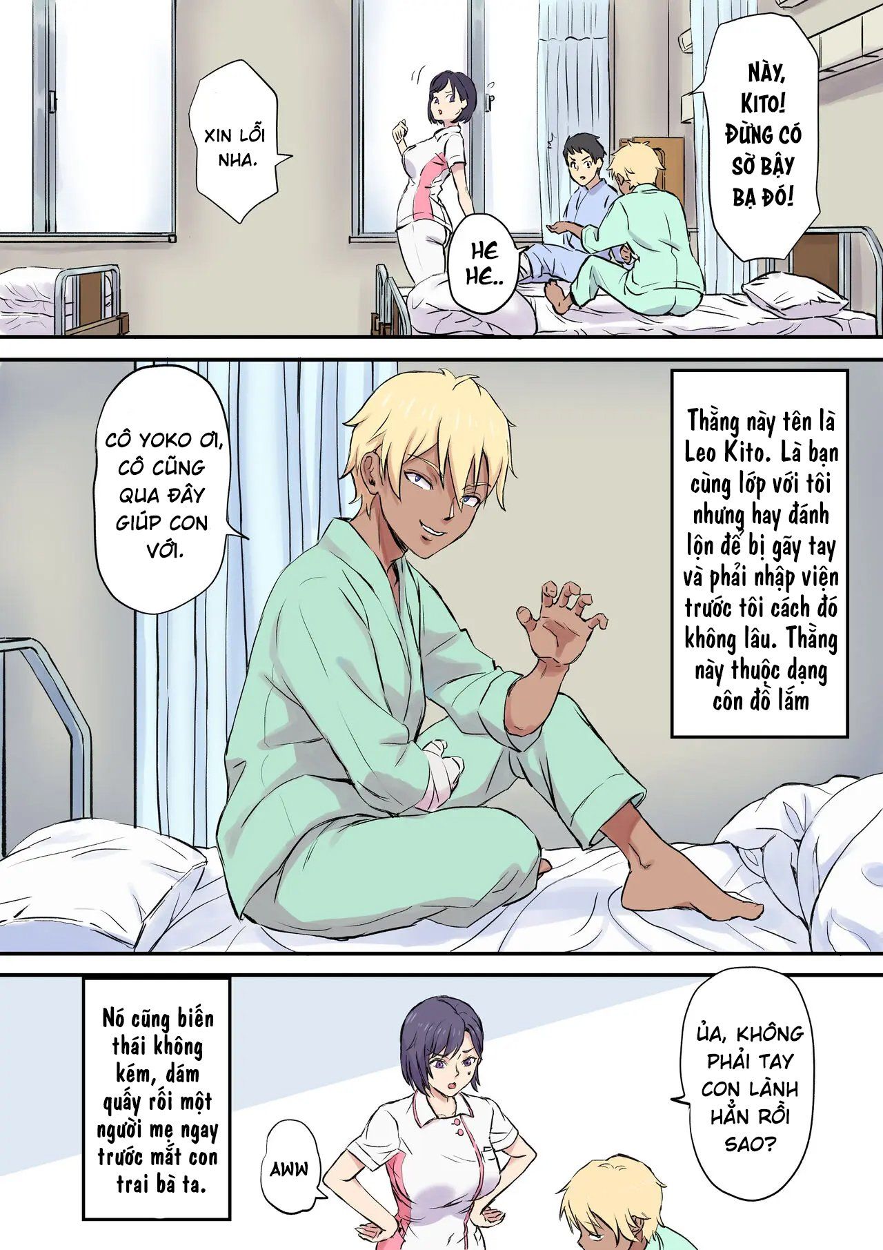 đọc truyện Tonari No Bed De Netorareru Kangoshi Jukubo Chương 1 ảnh 5 tại Giả Dược